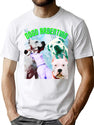 Dogo Argentino 90S Bootleg Style Bootleg Graphic T-Shirt - White