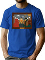 Don'T Hug Me I'M Scared Minimalist T-Shirt for Men & Women, T-Shirts Graphic Tee - Blue