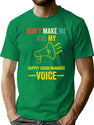 Don'T Make Me Use My Supply Chain Manager Voice Retro Vintage T-Shirt for Men & Women, T-Shirts Graphic Tee - Green