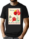 Don'T Worry You Still Human Birthday Happy Christmas Weird Prank Meme Funny T-Shirt for Men & Women, T-Shirts Graphic Tee - Black