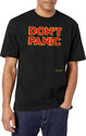 Don_T Panic Vintage Distressed T-Shirt for Men & Women, T-Shirts Graphic Tee - White