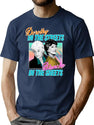 Dorothy In The Streets Blanche In The Sheets Graphic Design 80S Style Hipster Statement T-Shir T-Shirt for Men & Women, T-Shirts Graphic Tee - Navy