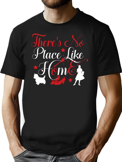 Dorothy Quotes It'S Not Where You Go It'S Who You Meet Along The Way Vintage Fantasy (6) T-Shirt for Men & Women, T-Shirts Graphic Tee - Black