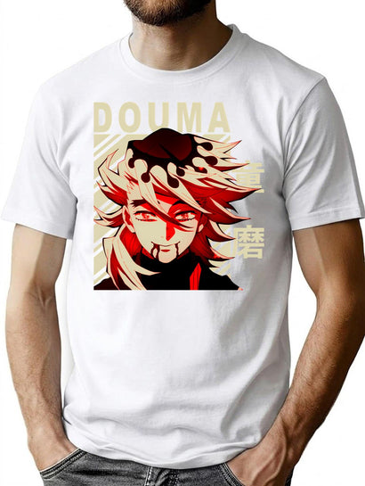 Douma - Vintage Art T-Shirt for Men & Women, T-Shirts Graphic Tee - Black