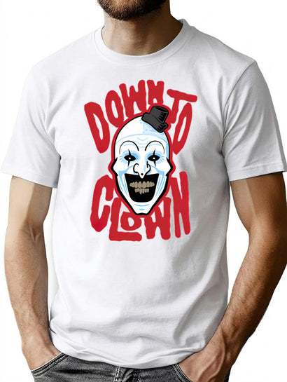 Down To Clown T-Shirt for Men & Women, T-Shirts Graphic Tee - Black