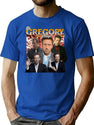 Dr House Bootleg Style Bootleg Graphic T-Shirt - Blue