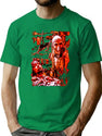 Dr Satan Print T-Shirt for Men & Women, T-Shirts Graphic Tee - Green
