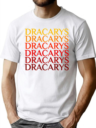 Dracarys Dragon Drogon Got Retro Vintage Men Women Funny Birthday Gifts T-Shirt for Men & Women, T-Shirts Graphic Tee - Black