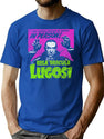 Dracula Lugosi Master Of Horror Movie Vampire T-Shirt for Men & Women, T-Shirts Graphic Tee - Blue