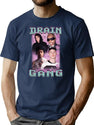 Drain Gang Vintage Bootleg Shirt Bootleg Graphic T-Shirt - Navy