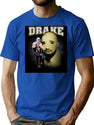 Drake Vintage Bootleg Graphic T-Shirt - Blue
