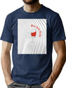 Drink Water Of Life Bootleg Graphic T-Shirt - Navy