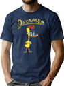 Duckman T-Shirt for Men & Women, T-Shirts Graphic Tee - Navy