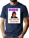 Dude Wheres My Car Design Pt1 Premium Heavyweight Cotton T-Shirt - Navy