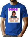 Dude Wheres My Car Design Pt1 Premium Heavyweight Cotton T-Shirt - Blue