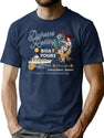 Dufresne Redding Boat Tours Tattoo Worn T-Shirt for Men & Women, T-Shirts Graphic Tee - Navy