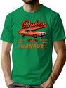 Dukes Garage T-Shirt for Men & Women, T-Shirts Graphic Tee - Green