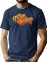 Dukes Of Hazzard Script Worn T-Shirt for Men & Women, T-Shirts Graphic Tee - Navy