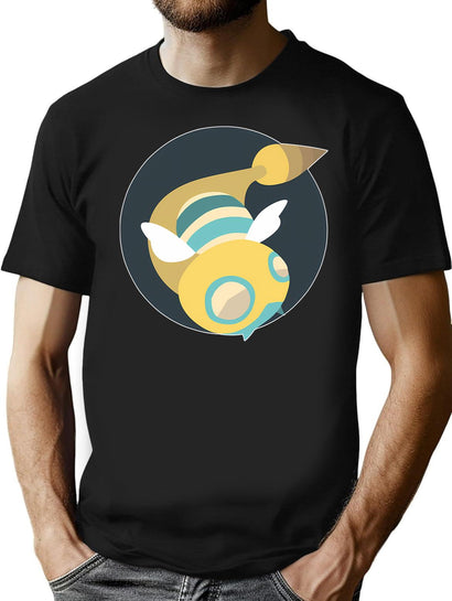 Dunsparce 2Nd Gen 65 Best Vintage Tee Kids Youth Trending Graphic Tee Cool Funny T-Shirt for Men & Women, T-Shirts Graphic Tee - Black
