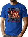 Dustin Poirier Bootleg Bootleg Graphic T-Shirt - Blue