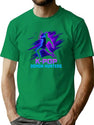 Dynamic K-Pop Demon Hunters Dance Silhouette T-Shirt for Men & Women, T-Shirts Graphic Tee - Green