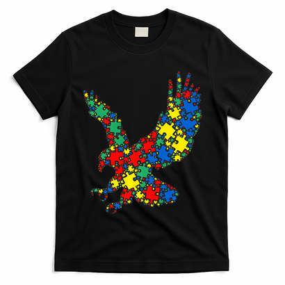 Eagle Autism Puzzle for Autism Awareness T-Shirt