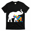 Elephant Puzzle Autism Parents T-Shirt
