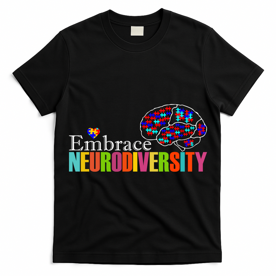 Embrace Neurodiversity Autism Awareness Month T-Shirt
