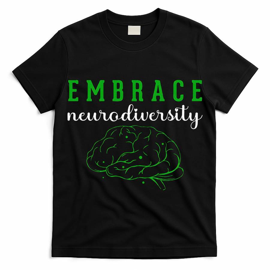 Embrace Neurodiversity ADHD Autism Awareness T-Shirt