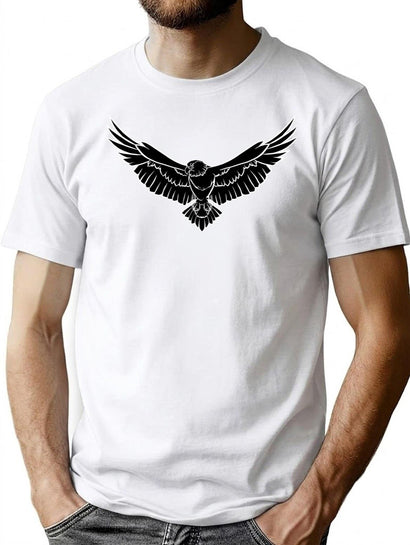 Eagly Design T-Shirt for Men & Women, T-Shirts Graphic Tee - Black