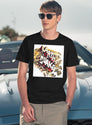 Earthquake Classic T-Shirt for Men & Women, T-Shirts Graphic Tee - Navy