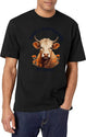Easily Distracted By Cows Retro Design (1) T-Shirt for Men & Women, T-Shirts Graphic Tee - White