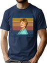 Eat Dirt And Die Trash Blanche Golden Girls Retro Gitts T-Shirt for Men & Women, T-Shirts Graphic Tee - Navy