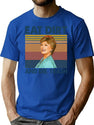 Eat Dirt And Die Trash Blanche Golden Girls Retro Gitts T-Shirt for Men & Women, T-Shirts Graphic Tee - Blue