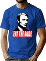 Eat The Rude - Hannibal Dark Background T-Shirt for Men & Women, T-Shirts Graphic Tee - Blue