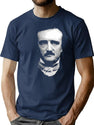 Edgar Allan Poe T-Shirt for Men & Women, T-Shirts Graphic Tee - Navy