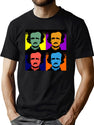 Edgar Allen Poe Pop Art T-Shirt for Men & Women, T-Shirts Graphic Tee - Green