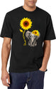 Elephant Sunflower You Are My Sunshine T-Shirt for Men & Women, T-Shirts Graphic Tee - White