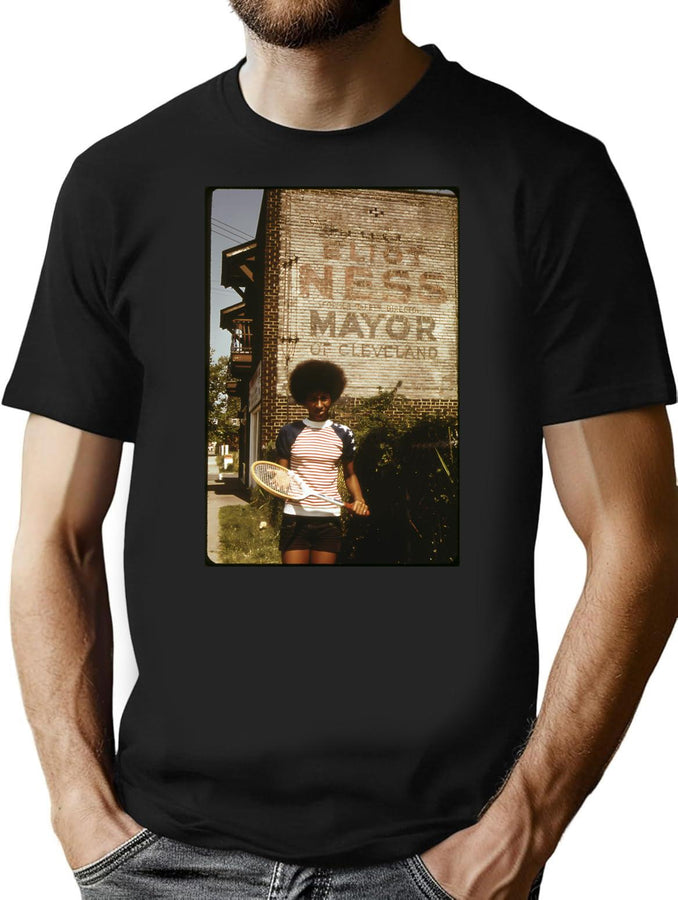 Eliot Ness For Mayor Bootleg Graphic T-Shirt - Black