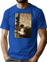 Eliot Ness For Mayor Bootleg Graphic T-Shirt - Blue