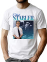 Elliot Stabler 90S Inspired Vintage Homage Premium Heavyweight Cotton T-Shirt - White