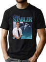 Elliot Stabler 90S Inspired Vintage Homage Black T-Shirt - Green