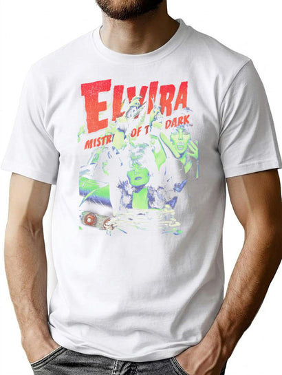 Elvira Mistress Of The Dark 80S Horror T-Shirt for Men & Women, T-Shirts Graphic Tee - Black