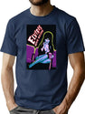 Elvira'S Movie Macabre Movie Art T-Shirt for Men & Women, T-Shirts Graphic Tee - Navy
