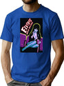 Elvira'S Movie Macabre Movie Art T-Shirt for Men & Women, T-Shirts Graphic Tee - Blue