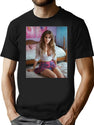 Emma Watson (2) Black T-Shirt - Black