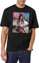 Emma Watson (2) Black T-Shirt - White
