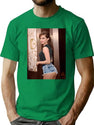 Emma Watson (3) Premium Heavyweight Cotton T-Shirt - Green
