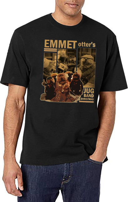 Emmet Otter Newshirtemmet Otters Retro Jug Band Black T-Shirt - Black
