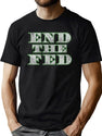 End The Fed Vintage T-Shirt for Men & Women, T-Shirts Graphic Tee - Green